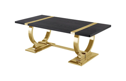 Furniture of America - Horsham - Coffee Table - Gold/Black - FM47019GD-C view 2