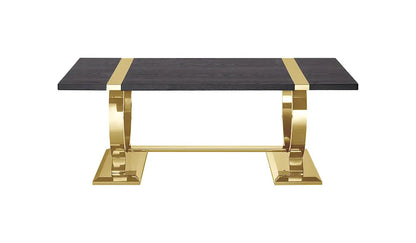 Furniture of America - Horsham - Coffee Table - Gold/Black - FM47019GD-C view 3