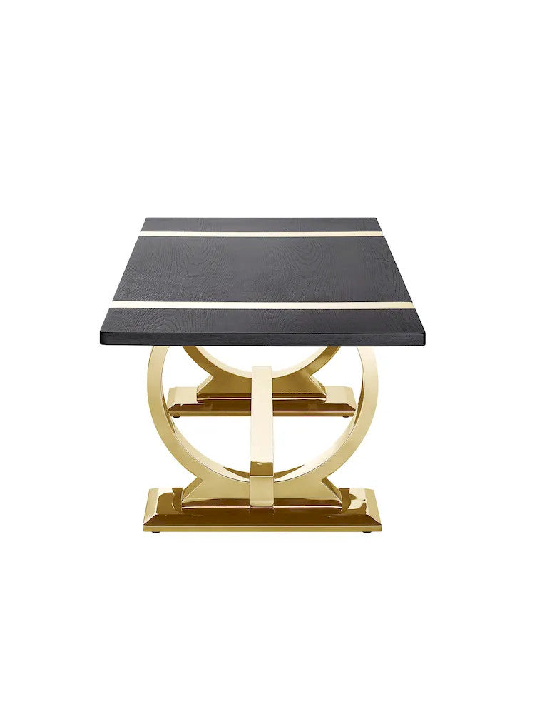 Furniture of America - Horsham - Coffee Table - Gold/Black - FM47019GD-C view 4
