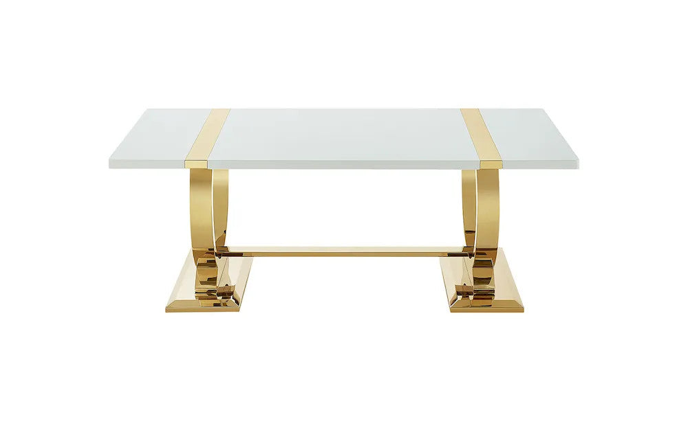 Furniture of America - Horsham - Coffee Table - Gold/White - FM47018GD-C view 3