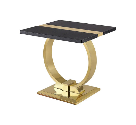 Furniture of America - Horsham - End Table - Gold/Black - FM47019GD-E view 2