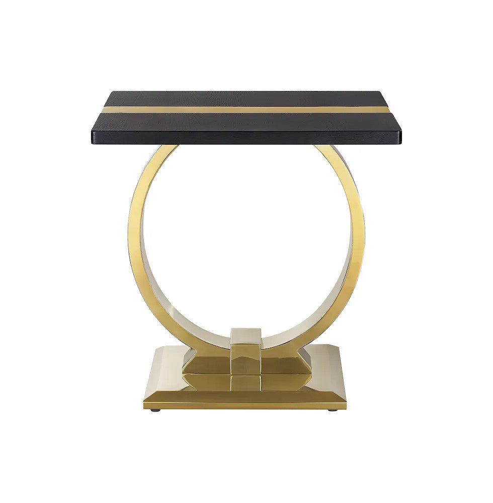 Furniture of America - Horsham - End Table - Gold/Black - FM47019GD-E view 4