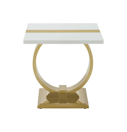 Furniture of America - Horsham - End Table - Gold/White - FM47018GD-E view 3