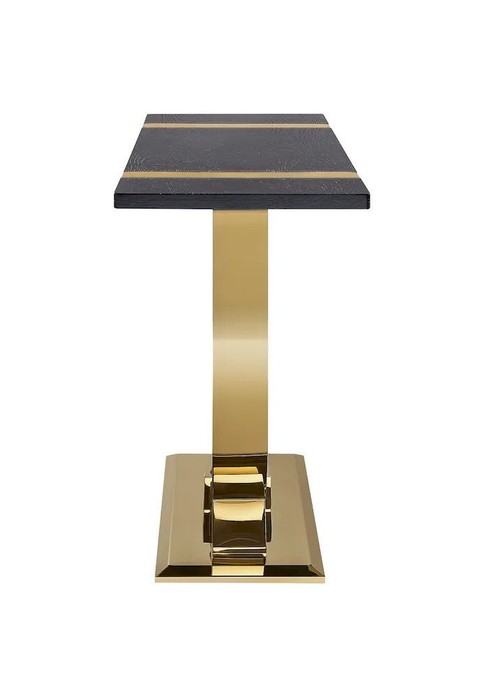 Furniture of America - Horsham - Sofa Table - Gold/Black - FM47019GD-S view 4