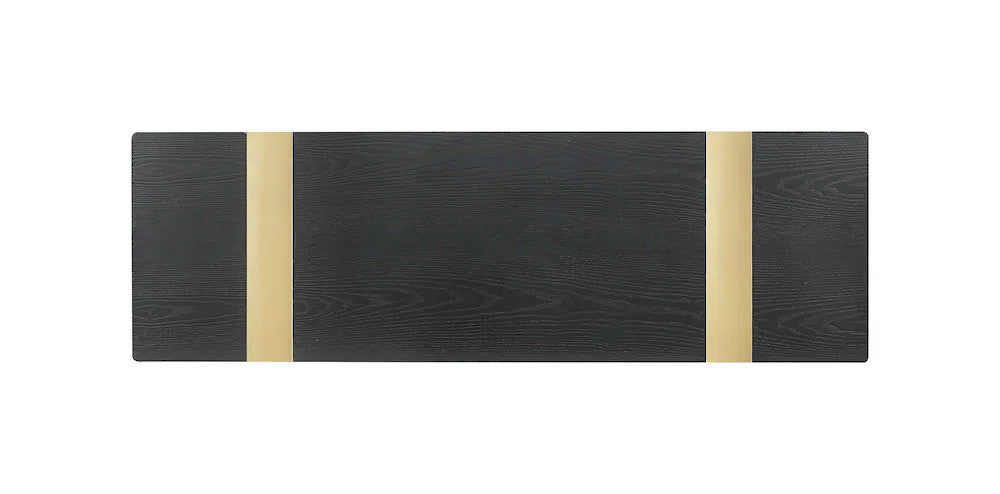 Furniture of America - Horsham - Sofa Table - Gold/Black - FM47019GD-S view 5