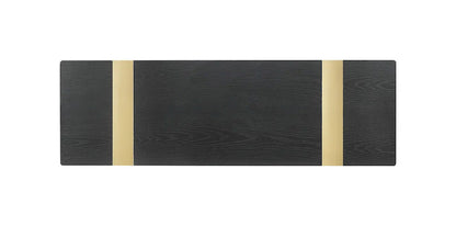 Furniture of America - Horsham - Sofa Table - Gold/Black - FM47019GD-S view 5
