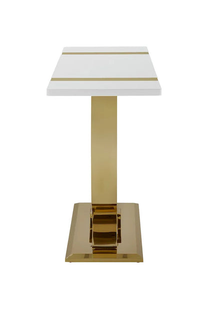 Furniture of America - Horsham - Sofa Table - Gold/White - FM47018GD-S view 4