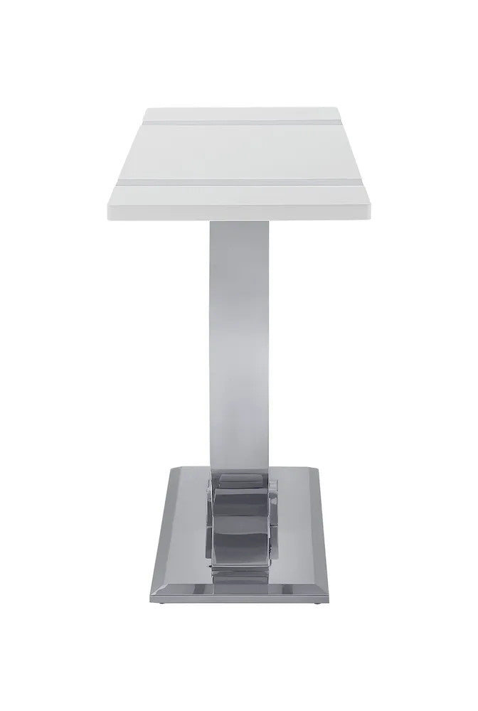 Furniture of America - Horsham - Sofa Table - Silver/White - FM47018SV-S view 4