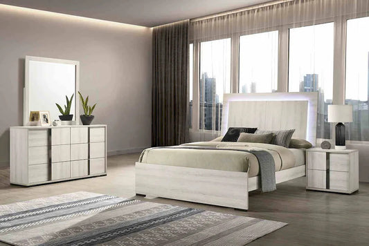 Furniture of America - Horten - 3 Pc. Queen Bedroom Set - FM7200WH-Q-4PC view 1