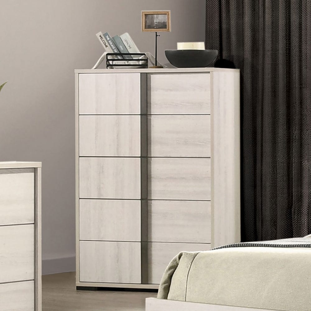 Furniture of America - Horten Chest in White Wash - FM7200WH-C View 1