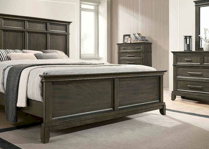 Furniture of America - Houston - 4 Pc. Queen Bedroom Set w/ 2NS - CM7221GY-Q-5PC-2NS view 2