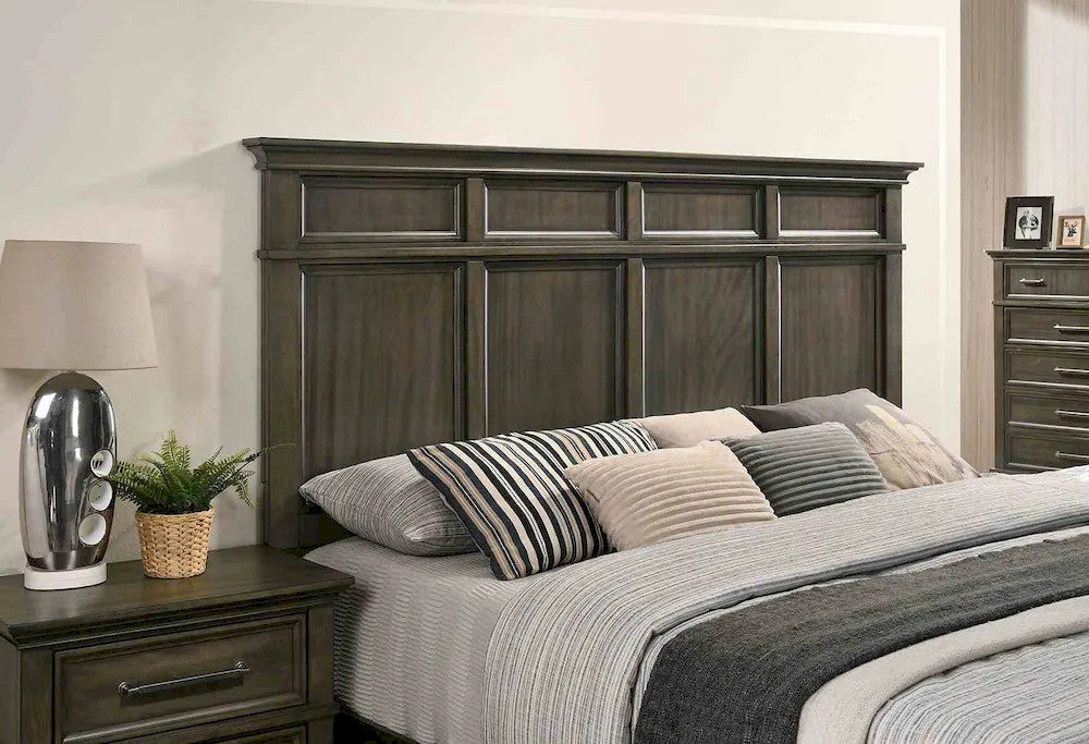 Furniture of America - Houston - 4 Pc. Queen Bedroom Set w/ 2NS - CM7221GY-Q-5PC-2NS view 3