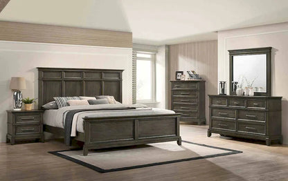 Furniture of America - Houston - 4 Pc. Queen Bedroom Set w/ Chest - CM7221GY-Q-5PC-CHEST view 1
