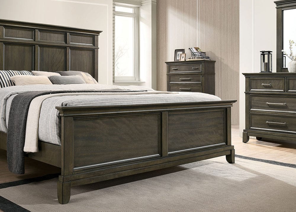 Furniture of America - Houston Queen Bed in Gray - CM7221GY-Q-BED View 2
