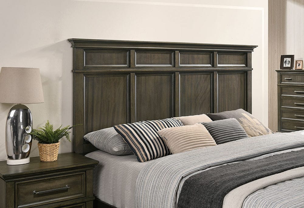 Furniture of America - Houston Queen Bed in Gray - CM7221GY-Q-BED View 3