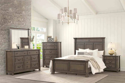 Furniture of America - Huddersfield - 4 Pc. Queen Bedroom Set w/ Chest - FM7702DB-Q-5PC-CHEST view 1