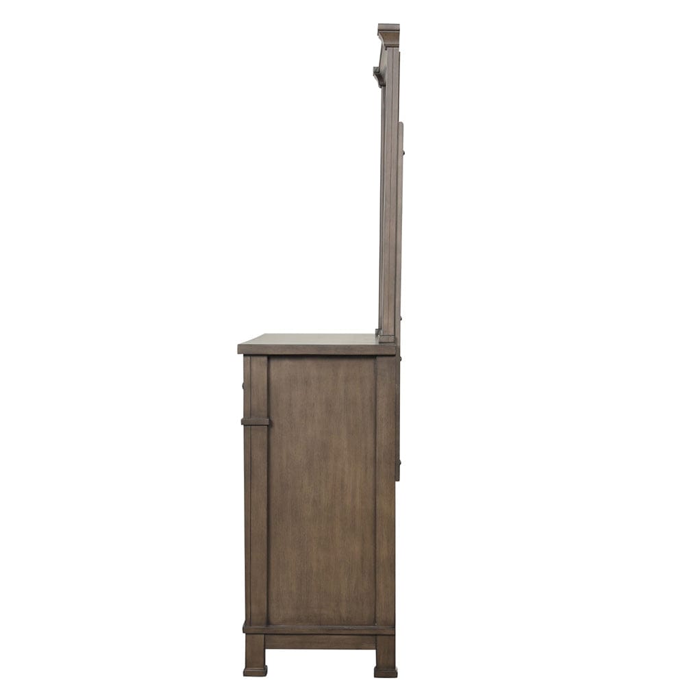 Furniture of America - Huddersfield Dresser in Dark Walnut - FM7702DB-D View 5