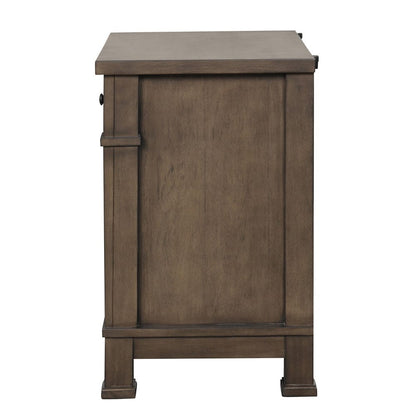 Furniture of America - Huddersfield Nightstand W/ USB in Dark Walnut - FM7702DB-N View 4