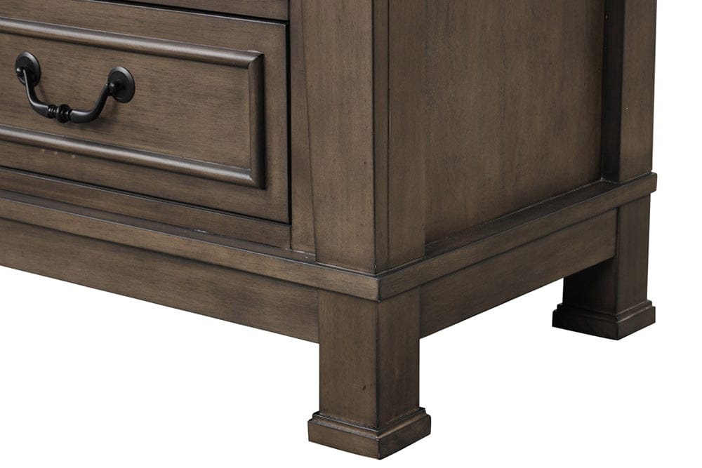 Furniture of America - Huddersfield Nightstand W/ USB in Dark Walnut - FM7702DB-N View 6