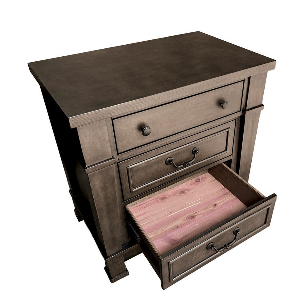 Furniture of America - Huddersfield Nightstand W/ USB in Dark Walnut - FM7702DB-N View 8