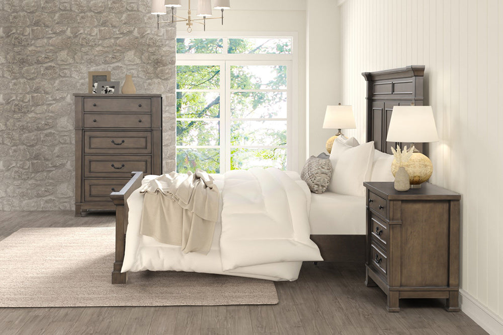 Furniture of America - Huddersfield Queen Bed in Dark Walnut - FM7702DB-Q-BED View 3