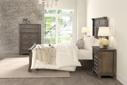 Furniture of America - Huddersfield Queen Bed in Dark Walnut - FM7702DB-Q-BED View 3
