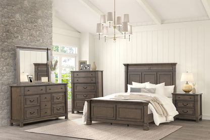 Furniture of America - Huddersfield Queen Bed in Dark Walnut - FM7702DB-Q-BED View 4