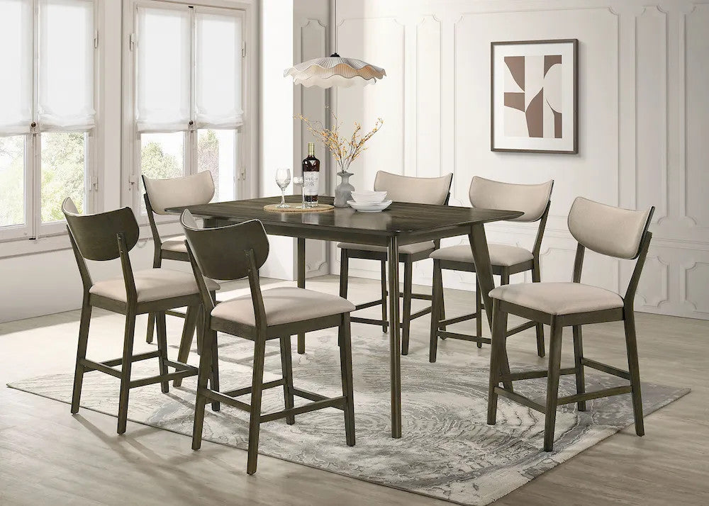 Furniture of America - Huttwil - 7 Pc. Dining Table Set - FM32007WN-T-7PC view 1