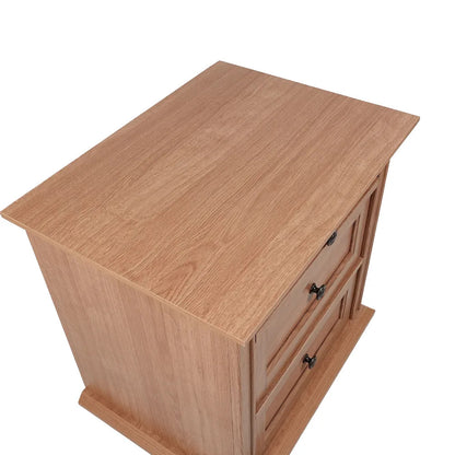 Furniture of America - Hyde - 3 Drawer Nightstand - Oak - SL7201AK-N view 4