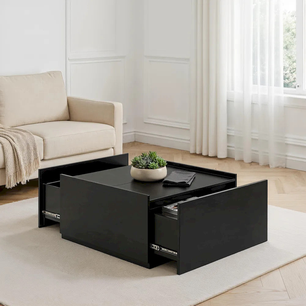 Furniture of America - Hyde - Coffee Table - Black - SL4200BK-C view 1