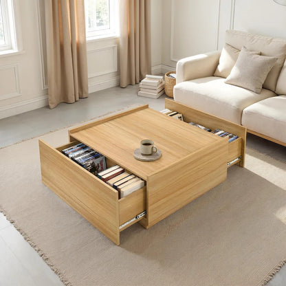 Furniture of America - Hyde - Coffee Table - Natural - SL4200NT-C view 1