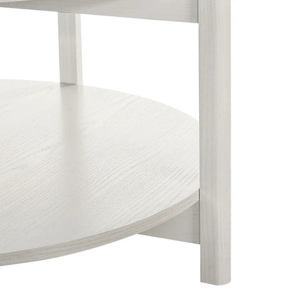 Furniture of America - Hyde - Round Coffee Table - White - SL4200WH-CR view 5