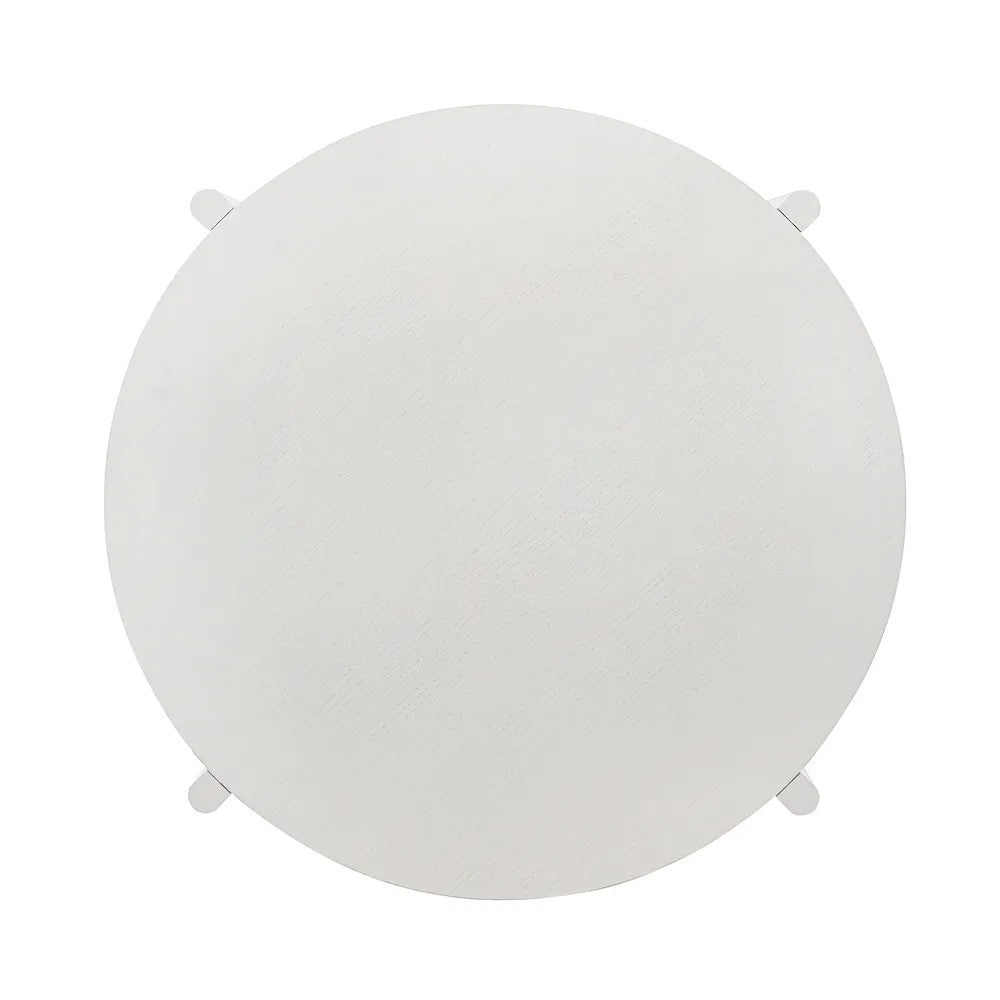 Furniture of America - Hyde - Round Coffee Table - White - SL4200WH-CR view 8