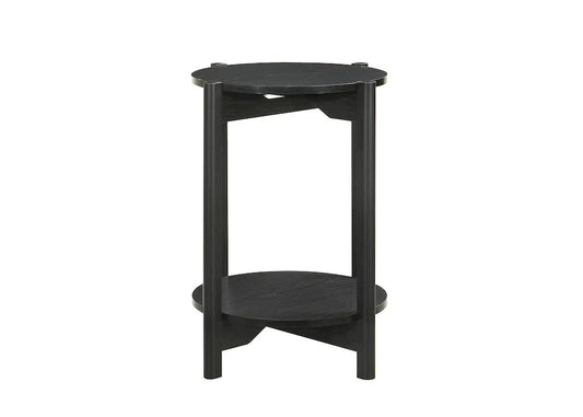 Furniture of America - Hyde - Round End Table - Black - SL4200BK-E view 2