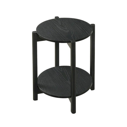 Furniture of America - Hyde - Round End Table - Black - SL4200BK-E view 4