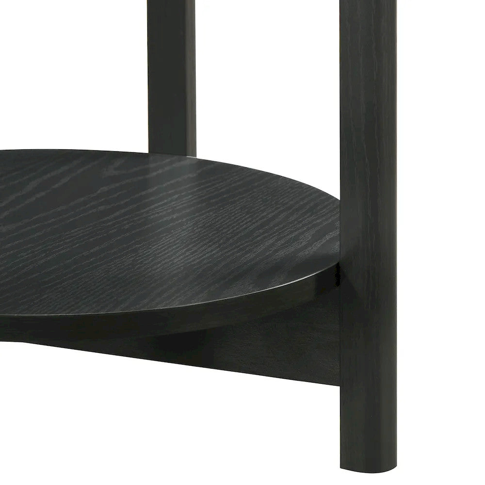 Furniture of America - Hyde - Round End Table - Black - SL4200BK-E view 5