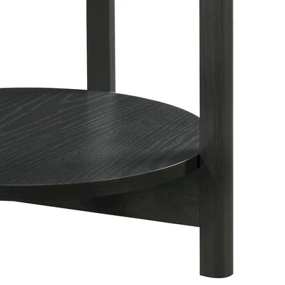Furniture of America - Hyde - Round End Table - Black - SL4200BK-E view 5