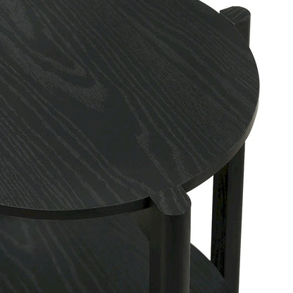 Furniture of America - Hyde - Round End Table - Black - SL4200BK-E view 6