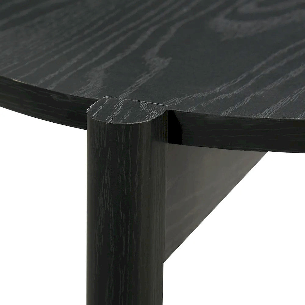 Furniture of America - Hyde - Round End Table - Black - SL4200BK-E view 7