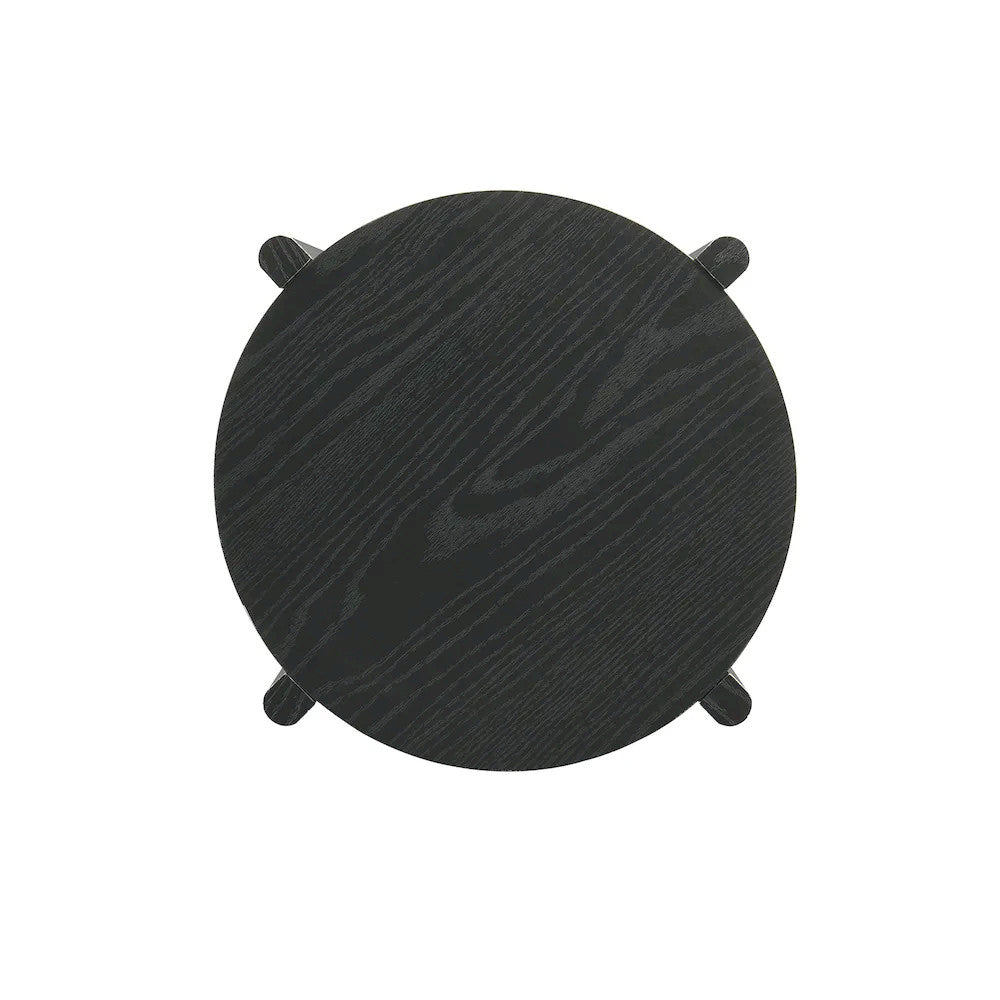 Furniture of America - Hyde - Round End Table - Black - SL4200BK-E view 8