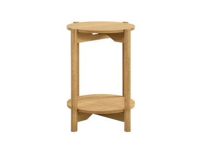 Furniture of America - Hyde - Round End Table - Natural - SL4200NT-E view 2