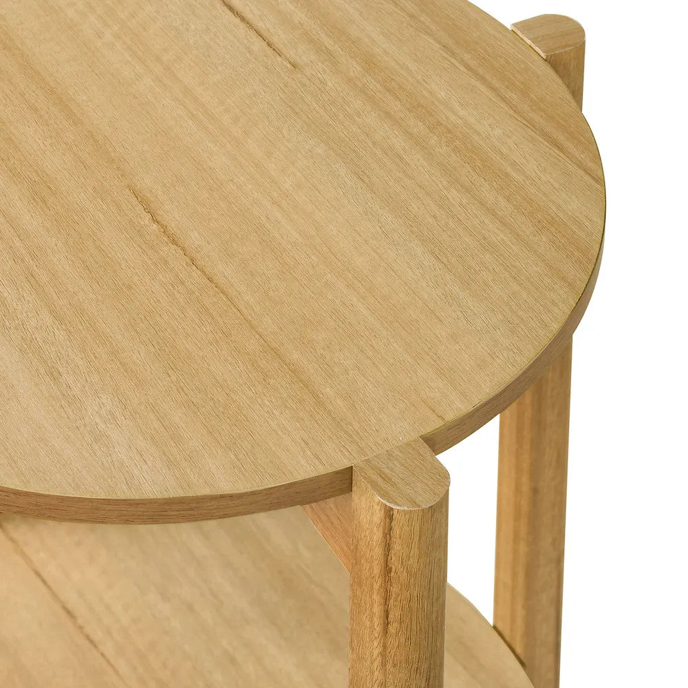 Furniture of America - Hyde - Round End Table - Natural - SL4200NT-E view 6