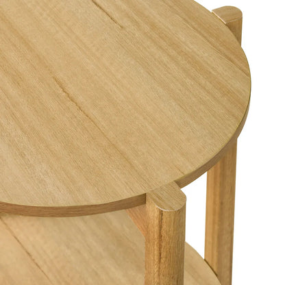 Furniture of America - Hyde - Round End Table - Natural - SL4200NT-E view 6