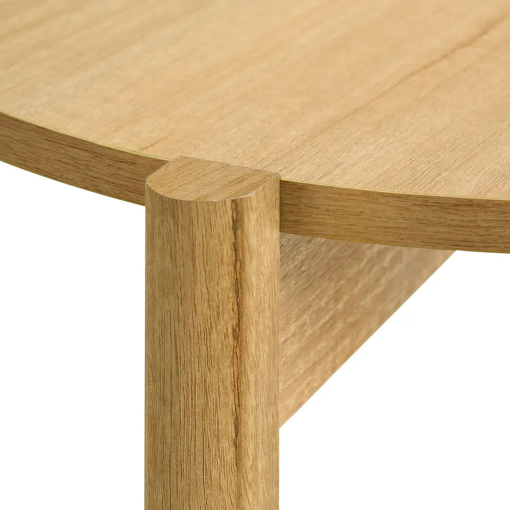 Furniture of America - Hyde - Round End Table - Natural - SL4200NT-E view 7