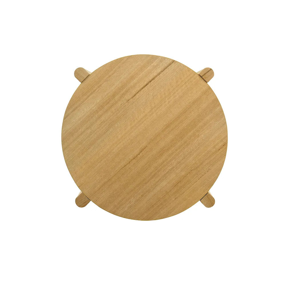 Furniture of America - Hyde - Round End Table - Natural - SL4200NT-E view 8