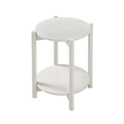 Furniture of America - Hyde - Round End Table - White - SL4200WH-E view 3