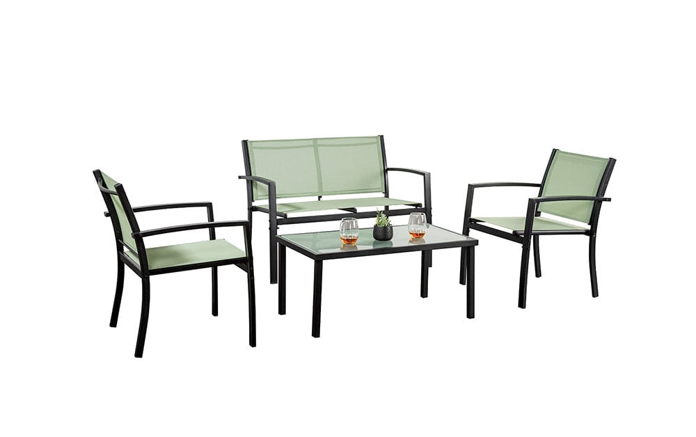 Furniture of America - Ibiza 4 Pc. Sling Set in Green - LA-A017GR-4PK View 5