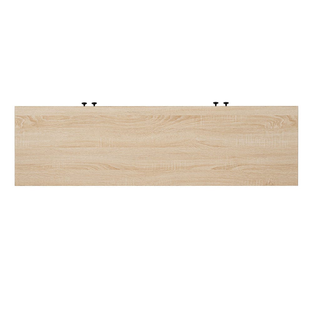 Furniture of America - Idanha TV Stand in Natural - SL-AC4001-TV View 3