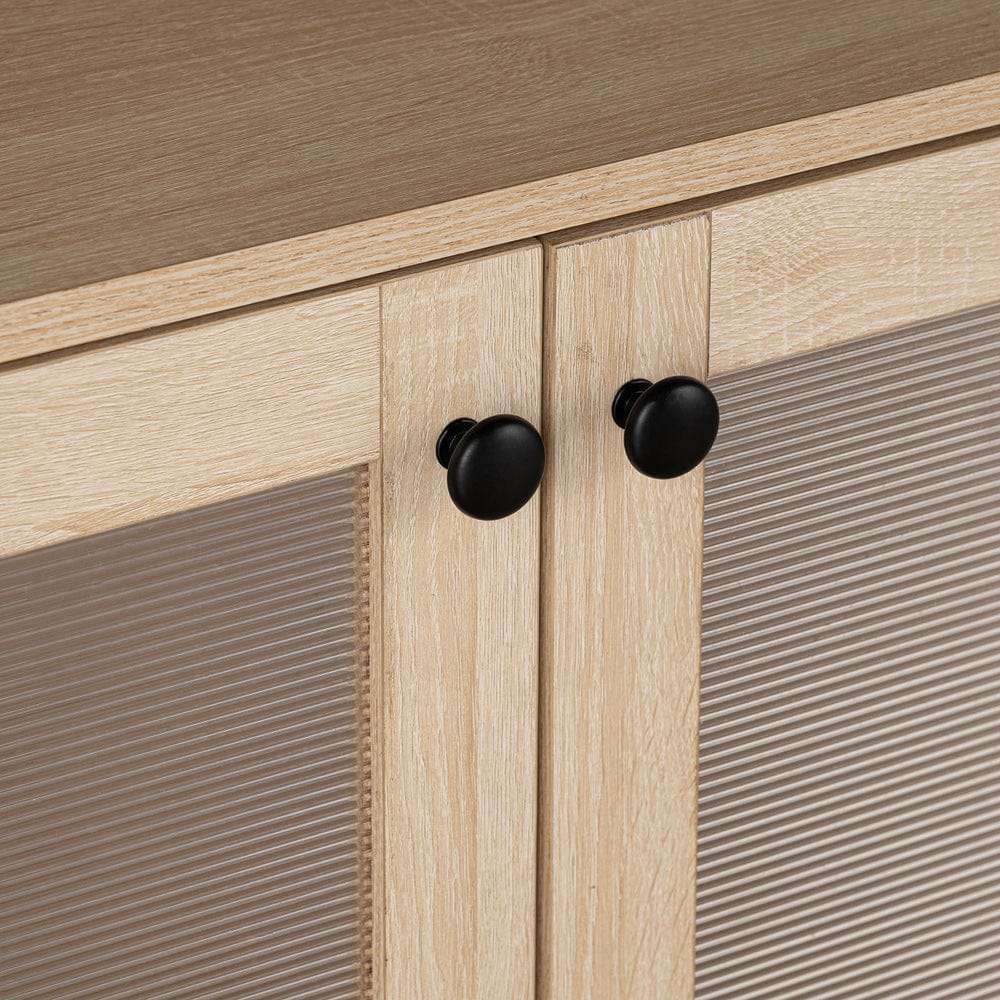 Furniture of America - Idanha TV Stand in Natural - SL-AC4001-TV View 4