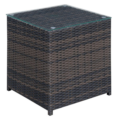 Furniture of America - Ilona End Table in Brown/Beige - CM-OS2136-G View 1